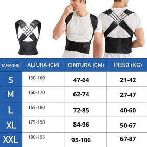 CORRECTOR DE POSTURA FLEX - 🎁 GRATIS MINI MASAJEADOR EMS - ENVÍO GRATUITO